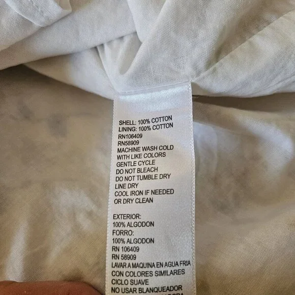 Antonio Melani Floral Cotton Wrap Skirt 10 Garden Party Tea Length Coquette - Picture 9 of 15